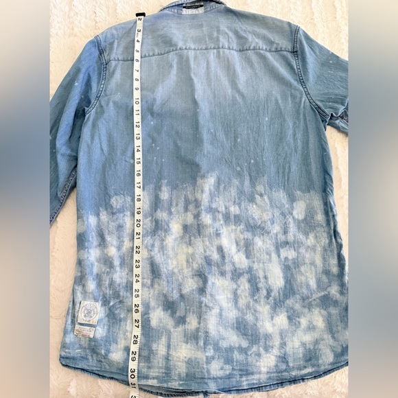 Buffalo David Bitton Gradient Denim Shirt - Picture 5 of 7